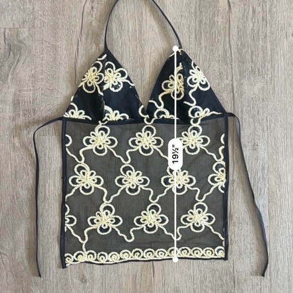 Handmade Y2K Fairycore Ibiza Gold
Embellished Halter Backless Vest Top - Small - Picture 8 of 8